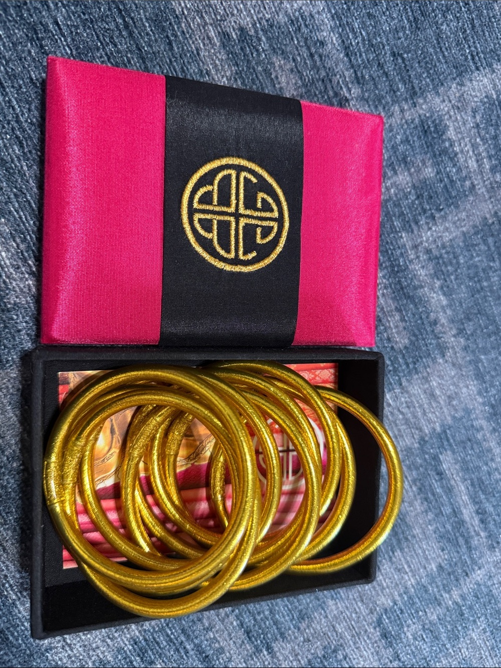 Budhagirl All Weather Bangles- Gold